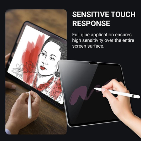 Crong 3D Panzerglas - gehärtetes Glas für iPad Air 11" M3 (2025) / iPad Air 11" M2 (2024) / iPad Pro 11" (2022-2018)