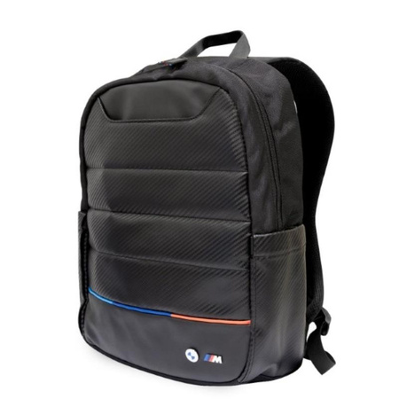 BMW Carbon&Nylon Tricolor - Sac à dos pour ordinateur portable 16" (noir)