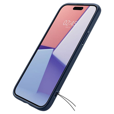 Spigen Liquid Air - Coque pour iPhone 15 (Bleu marine)