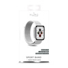 PURO Nylon - Řemínek pro Apple Watch 42/44/45 mm (Bílá)