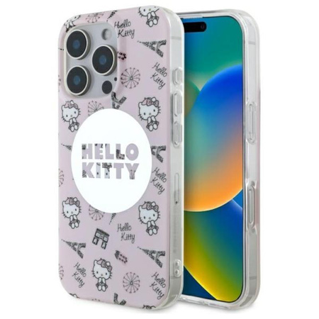 Hello Kitty IML All Over Paris MagSafe - iPhone 16 Pro Case (pink)