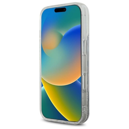 Karl Lagerfeld Liquid Glitter Choupette Head MagSafe - Case for iPhone 16 (transparent)