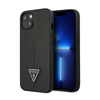 Guess Saffiano Triangle Logo Case - iPhone 14 Plus Case (black)