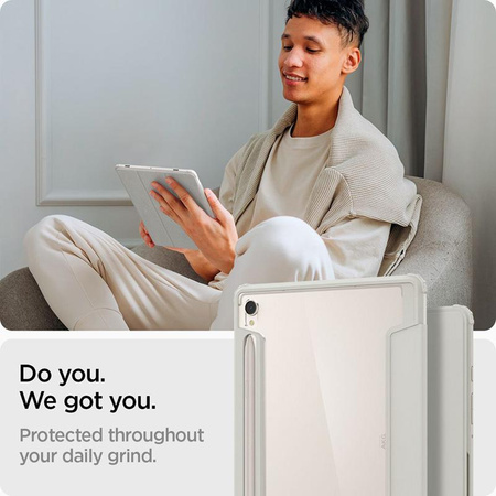 Spigen Ultra Hybrid Pro - Étui pour Samsung Galaxy Tab S9 11" (Gris)