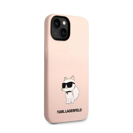 Karl Lagerfeld Silicone NFT Choupette - Case for iPhone 14 Plus (Pink)