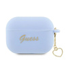 Coeur en silicone Guess - Étui AirPods Pro 2 (bleu)