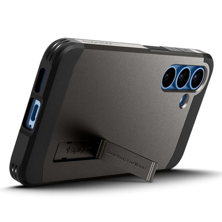 Spigen Tough Armor MagSafe - tok Samsung Galaxy S25 (Gunmetal)
