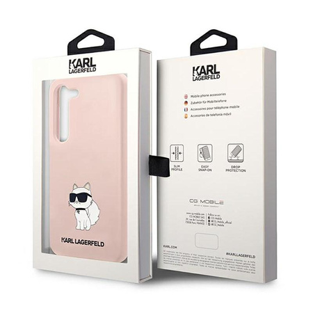 Karl Lagerfeld Silicone NFT Choupette - Etui Samsung Galaxy S23+ (różowy)