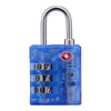 Dunlop - TSA combination lock for suitcase / luggage (Blue)