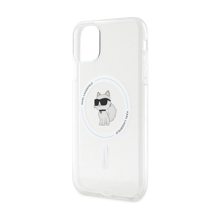 Karl Lagerfeld IML Choupette MagSafe - iPhone 11 Case (Transparent)