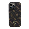 Guess 4G Triangle Metal Logo - iPhone 15 Pro Max Case (black)