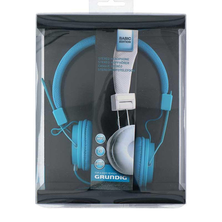 Grundig - Neon in-ear headphones (blue)