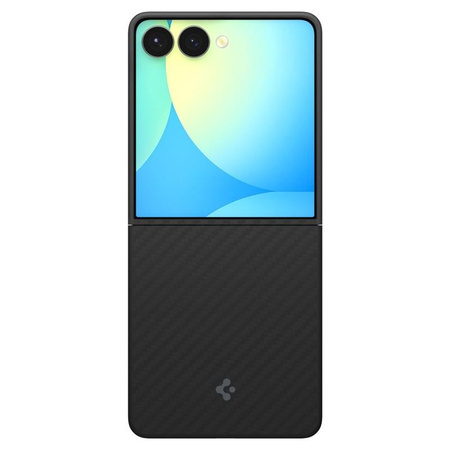 Spigen Airskin Aramid - Etui pour Samsung Galaxy Z Flip 7 (Noir)