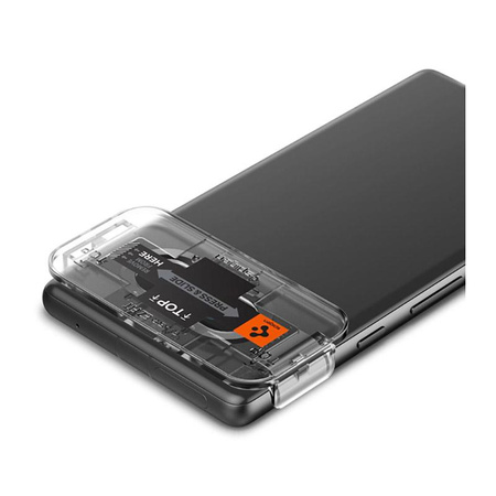 Spigen Optik.TR EZ Fit Camera Lens Protector 2-Pack - ochranné sklo objektivu pro Google Pixel 7A (2 ks) (černá)