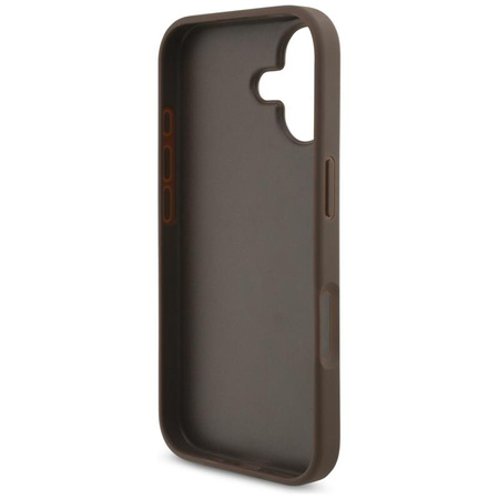 ETUI DO IPHONE 17 GUESS BRĄZOWE ELEGANCKIE MODNE CASE PLECKI