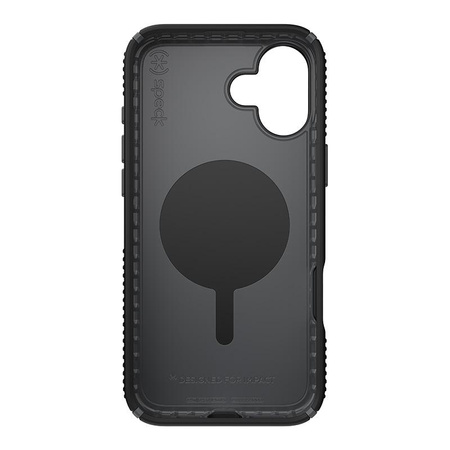 Speck Presidio2 Grip ClickLock & MagSafe - iPhone 16 Plus tok (fekete / palaszürke / fehér)