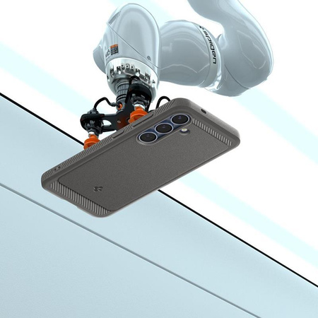 Spigen Rugged Armor MagSafe - pouzdro pro Samsung Galaxy S25 (mramorově šedé)