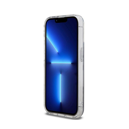 DKNY IML Checkered Mono Pattern - Hülle für iPhone 15 Pro Max (Schwarz)