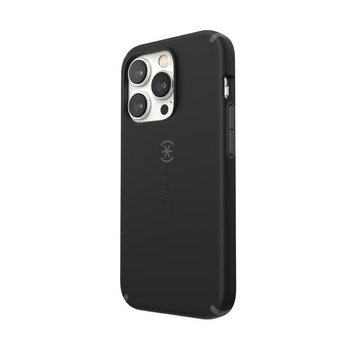 Speck CandyShell Pro - iPhone 14 Pro Tasche mit MICROBAN-Beschichtung (Schwarz / Schiefergrau)