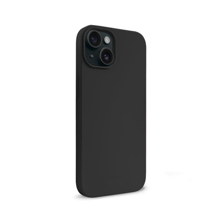 Crong Color Cover - Custodia per iPhone 15 (Nero)