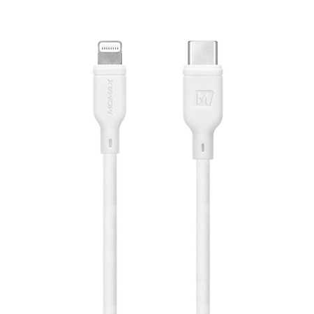 Momax Zero - USB-C (Power Delivery Fast Charging 3A) zu Lightning MFi Anschlusskabel 1,2 m (Weiß)