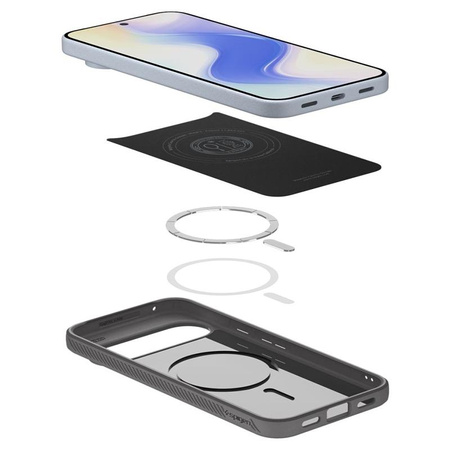 ETUI DO GOOGLE PIXEL 10 | 10 PRO do MAGSAFE SPIGEN AIR ORYGINALNE SZARE