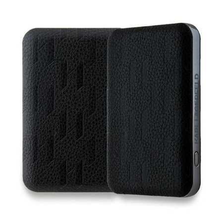Karl Lagerfeld Choupette Head Pin MagSafe - Indukční powerbanka 5000 mAh 15W (černá)
