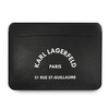 Karl Lagerfeld Saffiano RSG Sleeve - Sacoche pour ordinateur portable 16" (Noir)