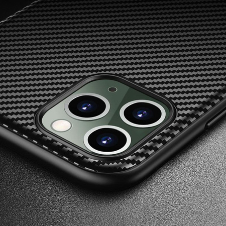Kryt Crong Prestige Carbon - pouzdro pro iPhone 11 Pro (černé)