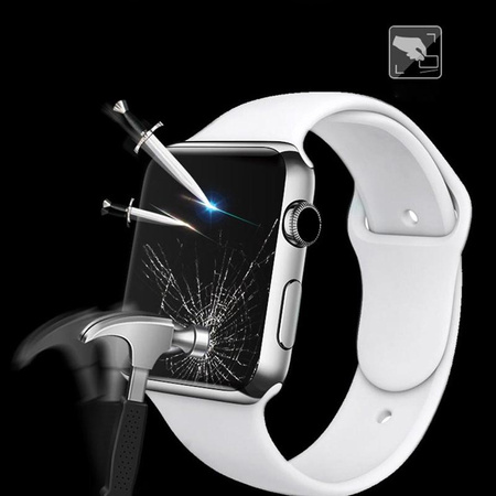 Mocolo 3D Glass Full Glue - Verre de protection pour Apple Watch 7 écran 45 mm