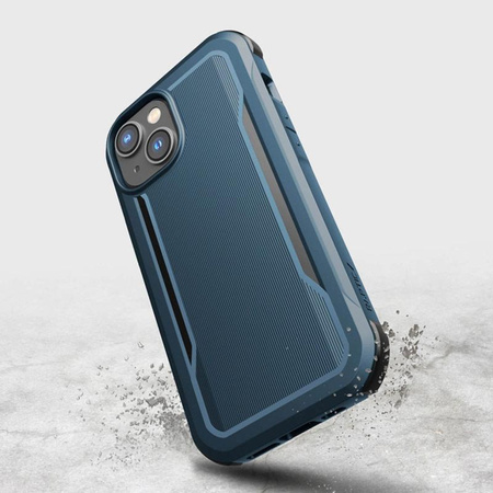 X-Doria Raptic Fort Built MagSafe - Armored iPhone 14 Case (Drop-Tested 6m) (Marine Blue)