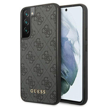 Guess 4G Metal Gold Logo - Etui Samsung Galaxy S22+ (gris)