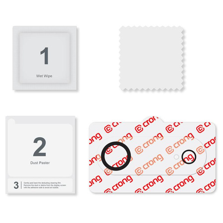 Crong Lens Shield - Sklo pro fotoaparát a objektiv iPhonu Air