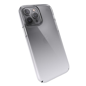 Speck Presidio Perfect-Clear + Ombre - iPhone 13 Pro Max / iPhone 12 Pro Max Case with MICROBAN Coating (Clear/Atmosphere Fade)
