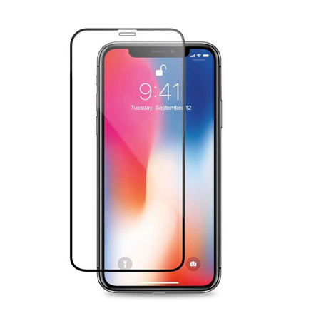 Crong 7D Nano Flexible Glass - 9H hibrid üveg teljes képernyőre iPhone 11 Pro / iPhone Xs / X készülékhez