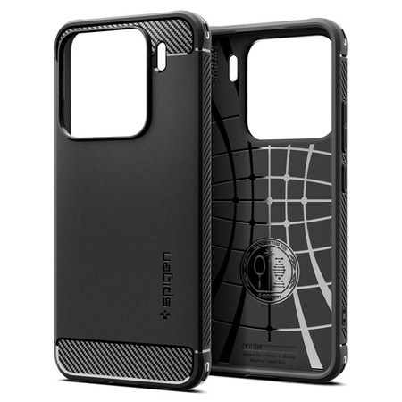 Spigen Rugged Armor - Etui pour Xiaomi 15 (Noir mat)