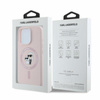 Karl Lagerfeld Silikon Karl & Choupette Ring MagSafe - iPhone 16 Pro Tasche (rosa)