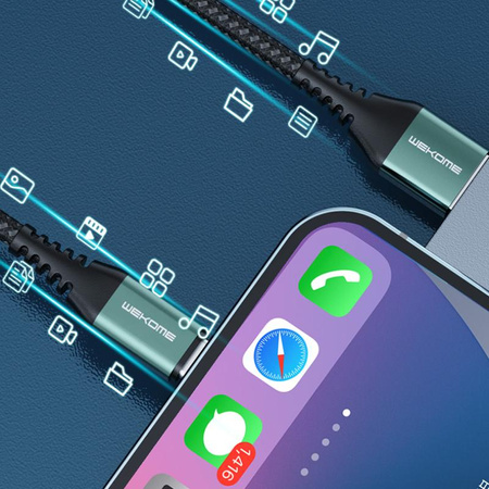 WEKOME WDC-170 Raython Series - 3-in-1 USB-A to USB-C + Lightning + Micro USB 1.2 m Fast Charging PD Cable (Silver)