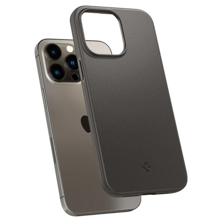Spigen Thin Fit - Coque pour iPhone 14 Pro Max (Gunmetal)