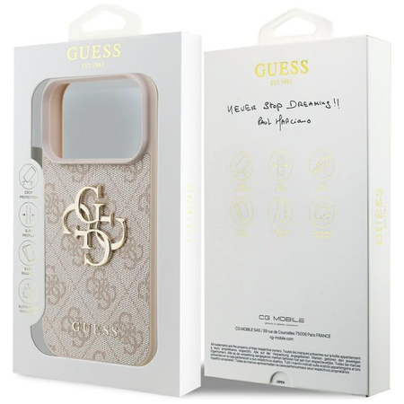 Guess 4G Big Logo - Case iPhone 17 Pro (pink)