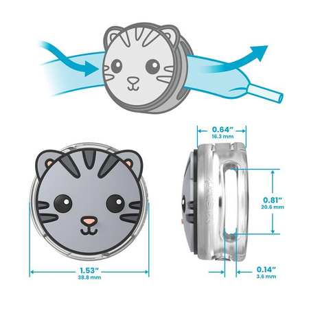 Speck Tagimals - Estuche / Soporte AirTag 1 / 2 (paquete de 4)