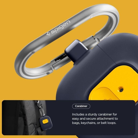 ETUI DO AIRPODS PRO 3 SPIGEN NANO ORYGINALNE GRANATOWE CASE NA SŁUCHAWKI