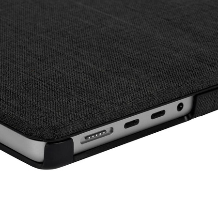 Incase Textured Hardshell in Woolenex - látkové pouzdro pro MacBook Pro 14" (2023-2021) (Graphite)