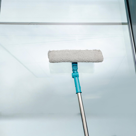 Alpina - 2-in-1 Fensterreiniger / Abzieher mit Teleskopstange bis 89 cm