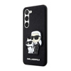 Karl Lagerfeld NFT Saffiano Karl & Choupette - Pouzdro pro Samsung Galaxy S23+ (černé)
