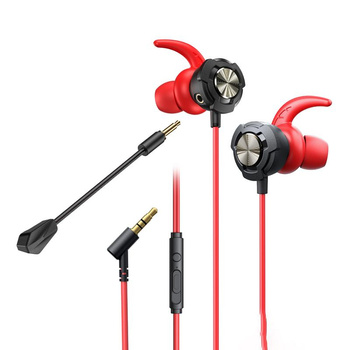 WEKOME YB01 Game Series - kabelgebundene HiFi-Klinken-Kopfhörer (3,5 mm) für Gamer (Rot)