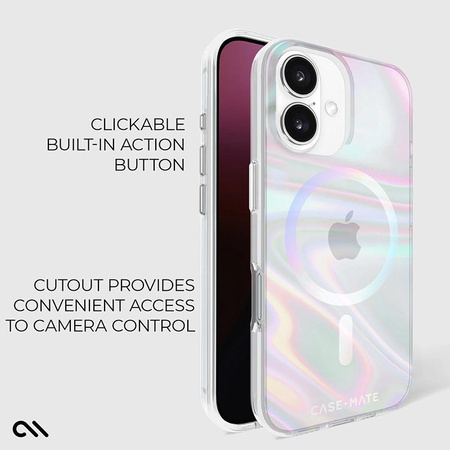 Case-Mate Soap Bubble MagSafe – Etui do iPhone 16
