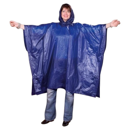 Lifetime - Rain Poncho / Cape 130x100 cm (Blue)