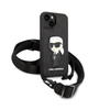 Karl Lagerfeld NFT Monogram Ikonik Patch - pouzdro pro iPhone 14 (černé)