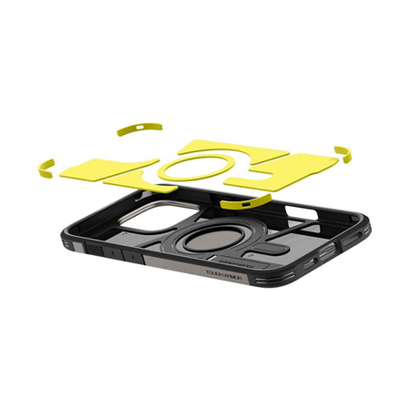 Spigen Tough Armor Mag MagSafe - Hülle für iPhone 16 Pro Max (Gunmetal)